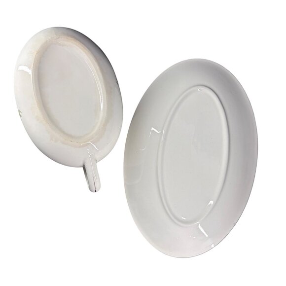 Royal Wilton 22K Gold Trim Vintage Gravy Boat & Underplate Set - Picture 3 of 6